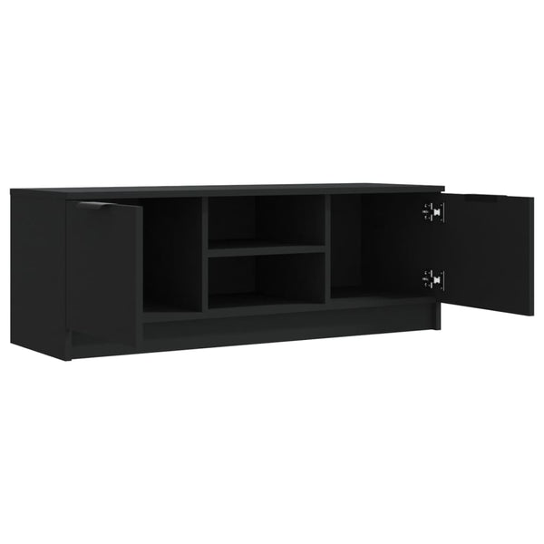 Schwarzer TV-Schrank 102 cm