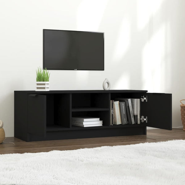 Schwarzer TV-Schrank 102 cm