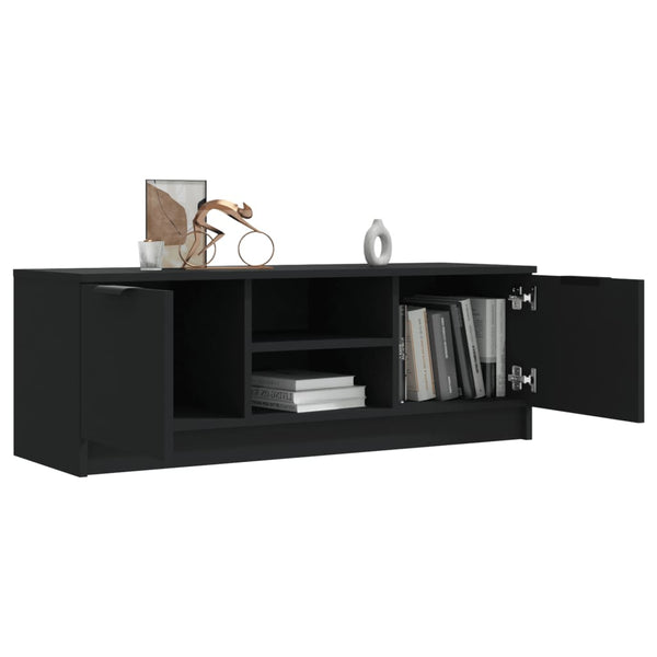 Schwarzer TV-Schrank 102 cm