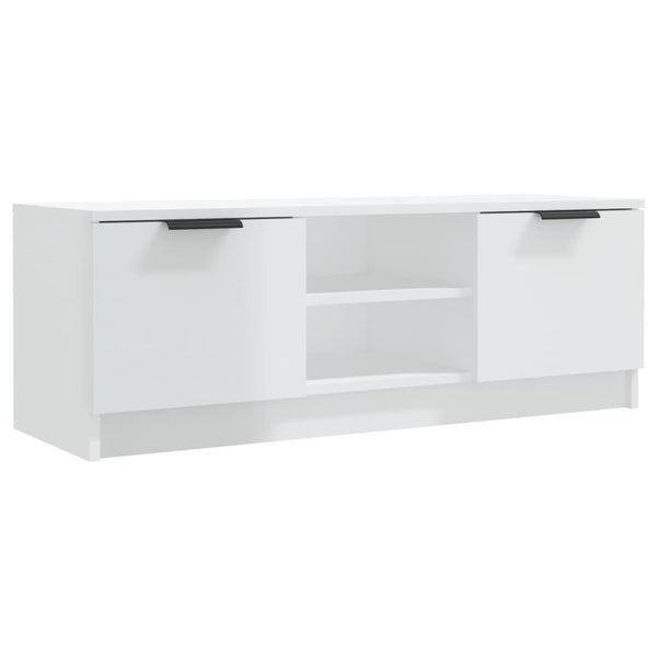 TV-Schrank Weiß Hochglanz 102 cm