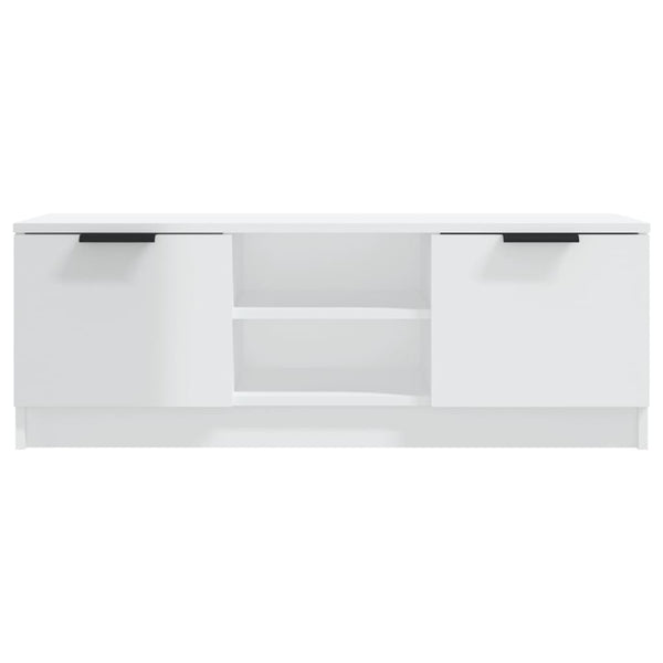 TV-Schrank Weiß Hochglanz 102 cm