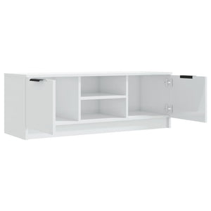TV-Schrank Weiß Hochglanz 102 cm