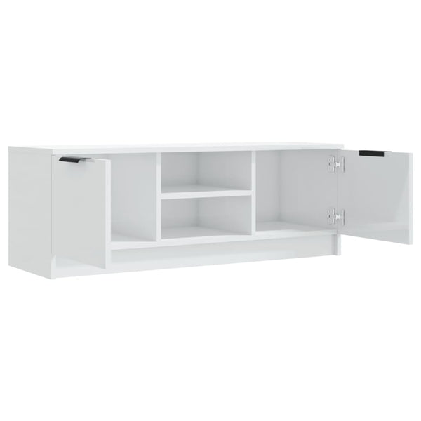 TV-Schrank Weiß Hochglanz 102 cm