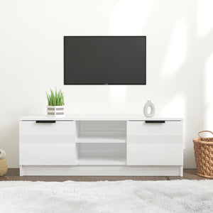 TV-Schrank Weiß Hochglanz 102 cm
