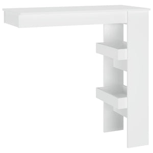 Wand Bartisch Weiß 102 cm