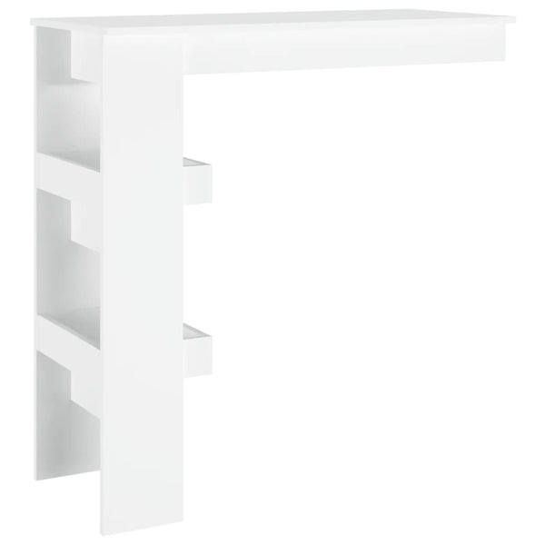 Wand Bartisch Weiß 102 cm