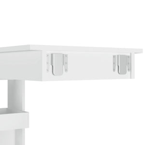 Wand Bartisch Weiß 102 cm
