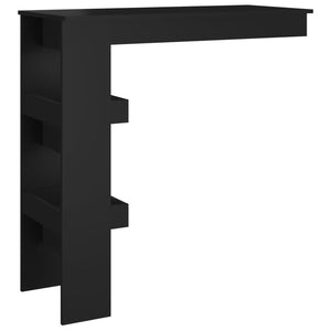 Schwarzer Wand-Bartisch 102x45x103,5 cm