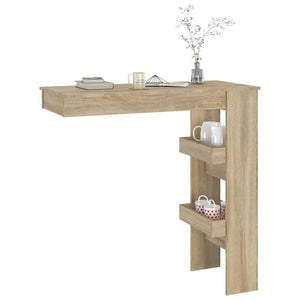 Wand-Bartisch Sonoma-Eiche, 102 cm