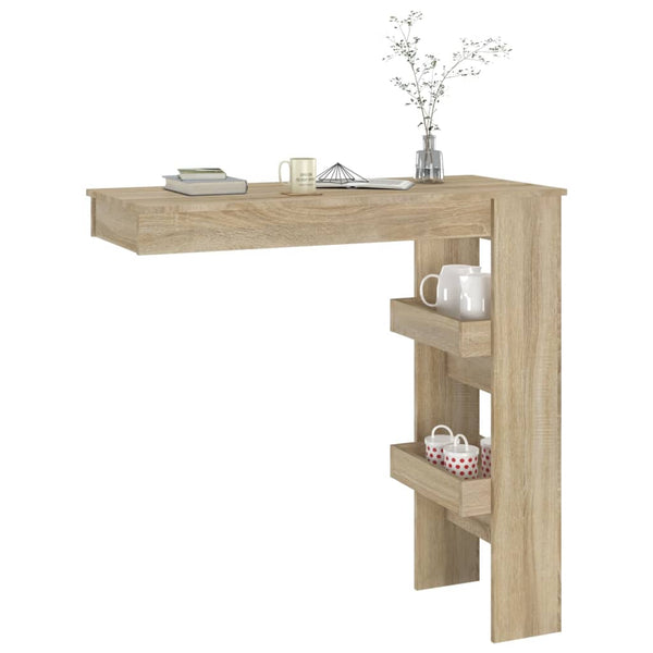Wand-Bartisch Sonoma-Eiche, 102 cm