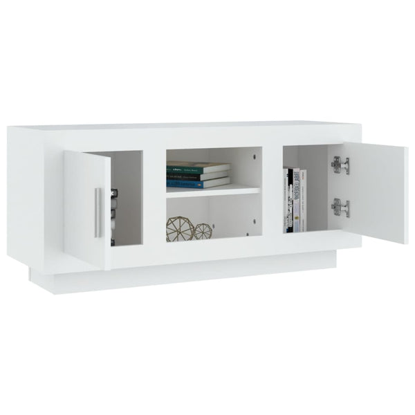 Weißer TV-Schrank 102 cm