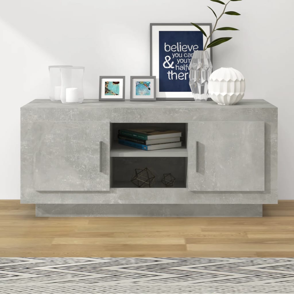 TV-Schrank Betongrau 102 cm
