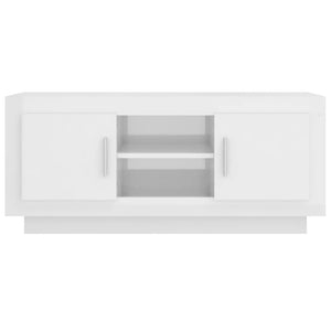 TV-Schrank Hochglanz Weiß 102 cm