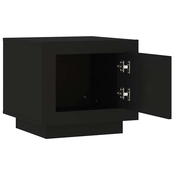 Schwarzer Couchtisch 51x50x45 cm