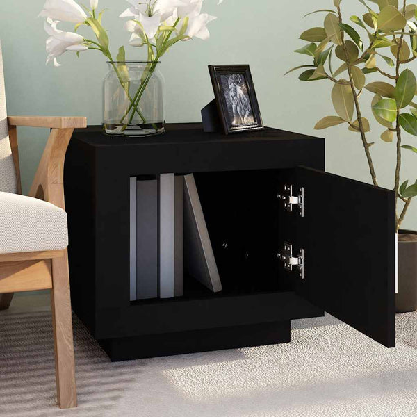 Schwarzer Couchtisch 51x50x45 cm