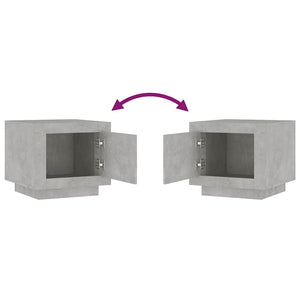 Betongrauer Couchtisch 51x50x45 cm