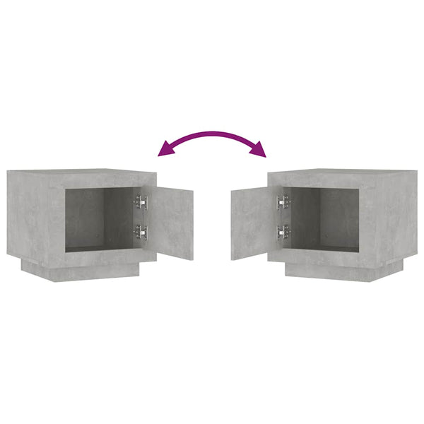 Betongrauer Couchtisch 51x50x45 cm