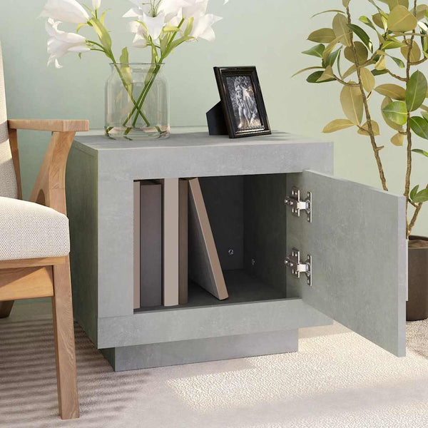 Betongrauer Couchtisch 51x50x45 cm