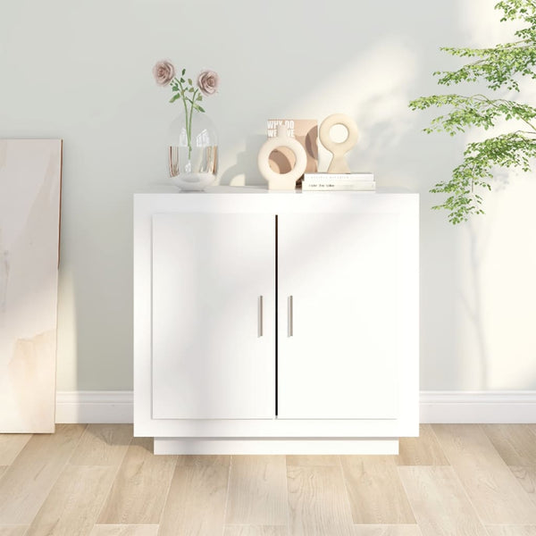 Weißes Sideboard 80 cm Holzwerkstoff