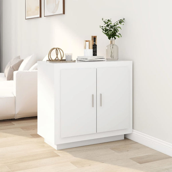 Weißes Sideboard 80 cm Holzwerkstoff