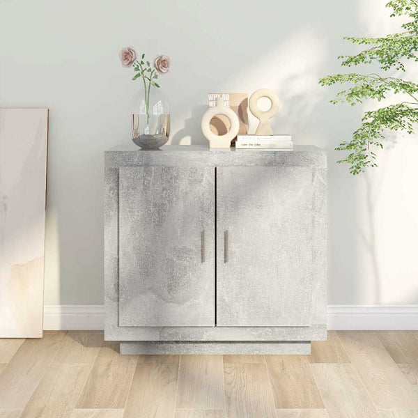 Betongraues Sideboard 80x40x75 cm