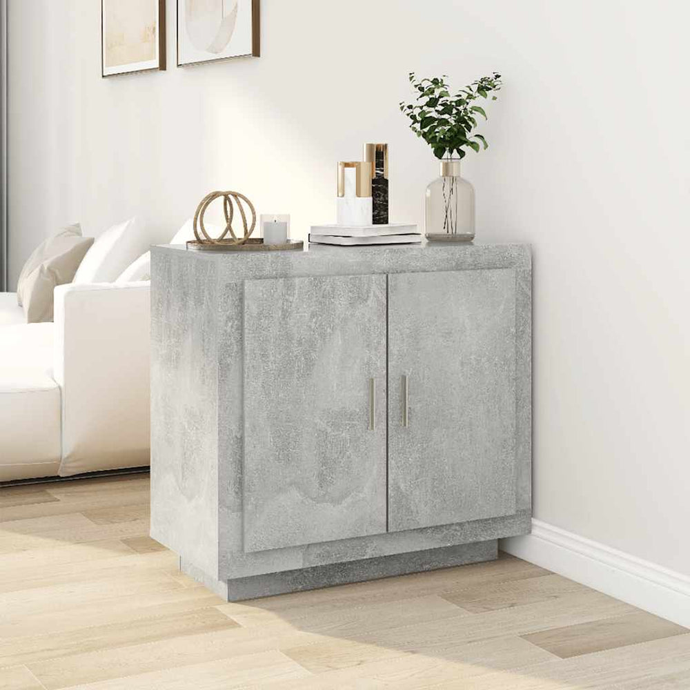 Betongraues Sideboard 80x40x75 cm