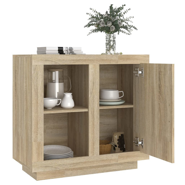 Sideboard Sonoma-Eiche, 80 cm