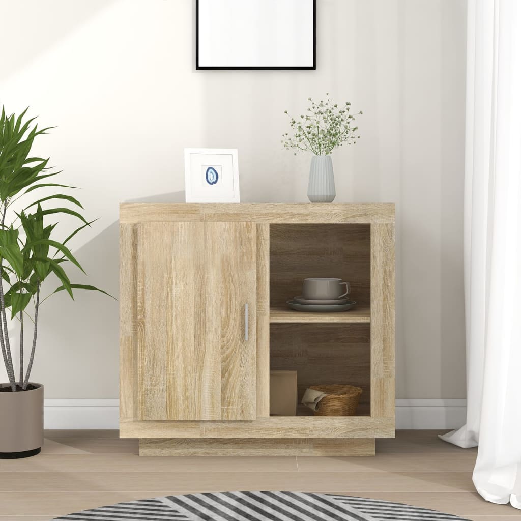 Sideboard Sonoma-Eiche, 80 cm
