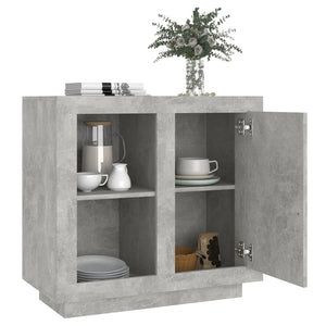vidaXL Armoirette gris béton 80x40x75 cm