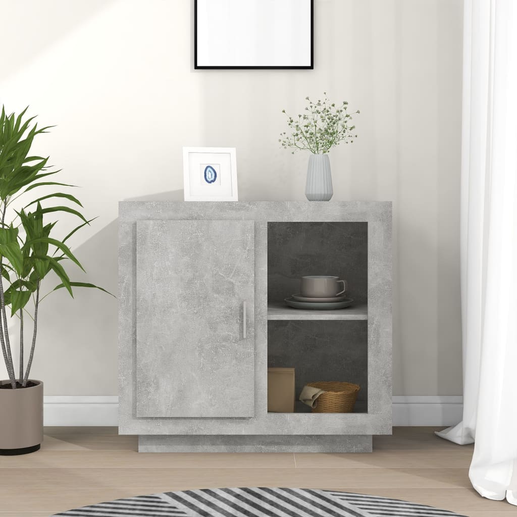 vidaXL Armoirette gris béton 80x40x75 cm