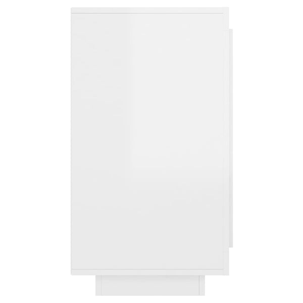 Hochglanz Sideboard Weiß 80x40x75 cm