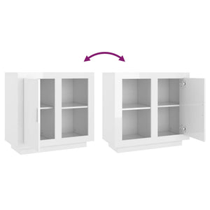 Hochglanz Sideboard Weiß 80x40x75 cm