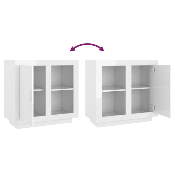 Hochglanz Sideboard Weiß 80x40x75 cm