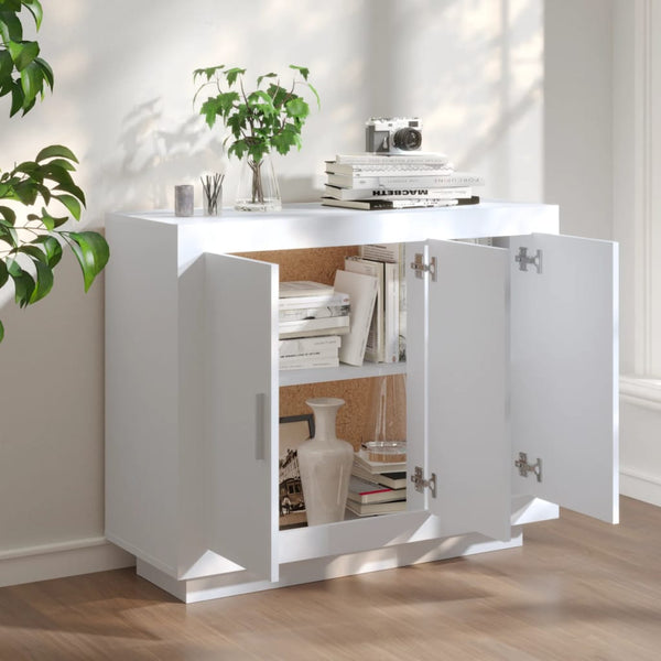 Weißes Sideboard 92x35x75 cm