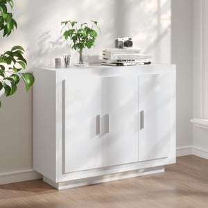 Weißes Sideboard 92x35x75 cm