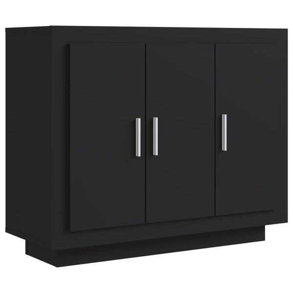 Schwarzes Sideboard 92 cm