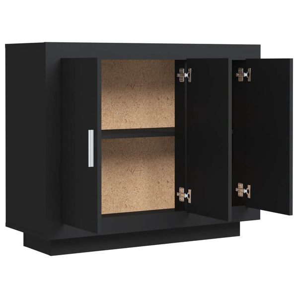 Schwarzes Sideboard 92 cm