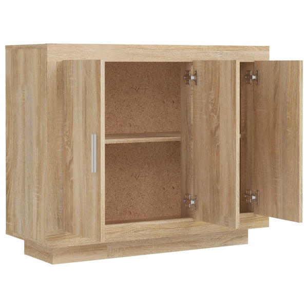 vidaXL Buffet chêne Sonoma 92x35x75 cm Aggloméré