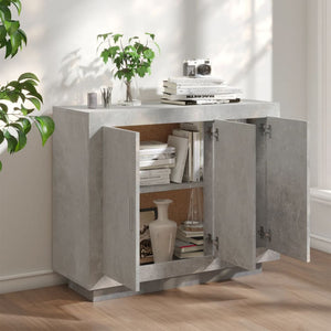 Sideboard Betongrau 92x35x75 cm
