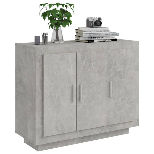 Sideboard Betongrau 92x35x75 cm