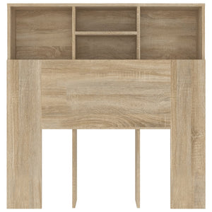 vidaXL Tête de lit avec étagères Chêne Sonoma 100x19x103,5 cm