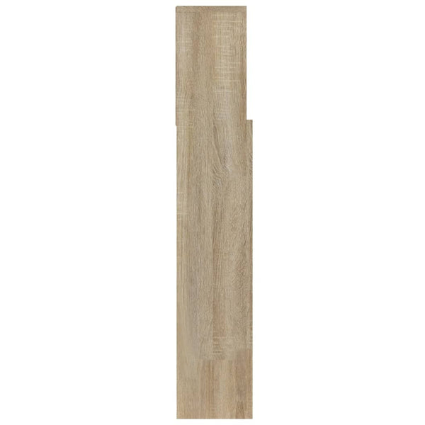 vidaXL Tête de lit avec étagères Chêne Sonoma 100x19x103,5 cm