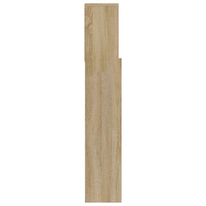 vidaXL Tête de lit avec étagères Chêne Sonoma 120x19x103,5 cm