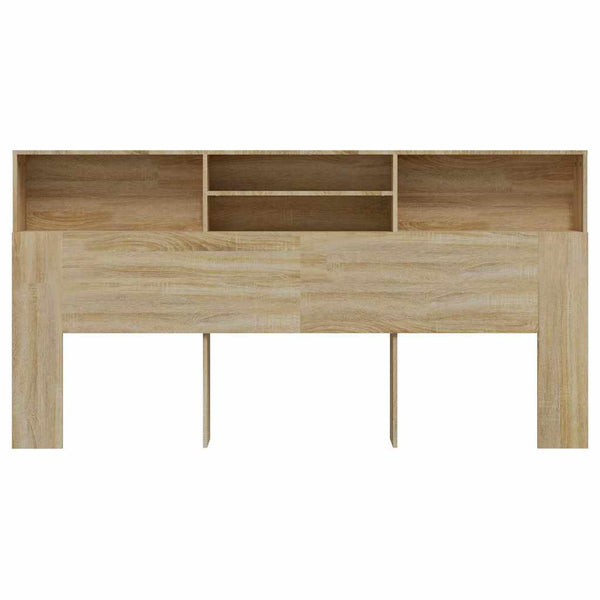 Kopfteil mit Ablage Sonoma-Eiche 200 cm