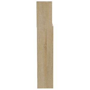Kopfteil mit Ablage Sonoma-Eiche 200 cm
