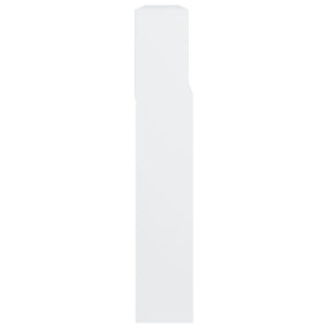 Kopfteil mit Ablagen, Weiß, 220 cm