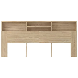 Kopfteil Sonoma-Eiche mit Ablagen 220 cm