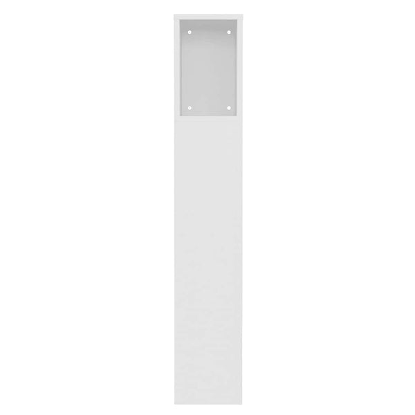 Weißer Kopfteilschrank 100 cm