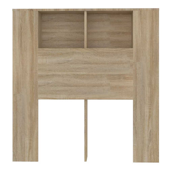 Kopfteil mit Ablagen Sonoma-Eiche 100 cm