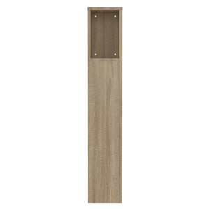 Kopfteil mit Ablagen Sonoma-Eiche 100 cm